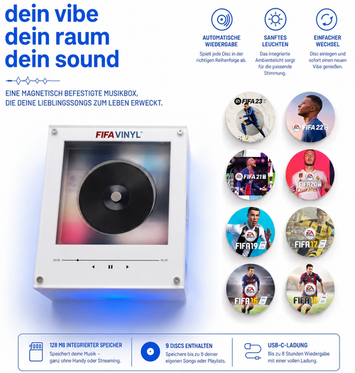 Fifa-Vinyl Musikspieler